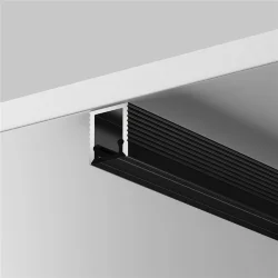 Рассеиватель для профиля 08×09 (Чёрный, 2 м), ALM-0809-B-DF-2M 642018 (Черный)