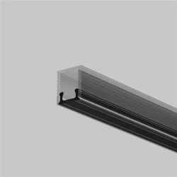 Рассеиватель для профиля 08×09 (Чёрный, 2 м), ALM-0809-B-DF-2M 642018 (Черный)