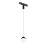 DK8056-BK Подвесной светильник SMART MOON 12W DIM 3000K-6000K, черный, алюминий, акрил. Фото 2