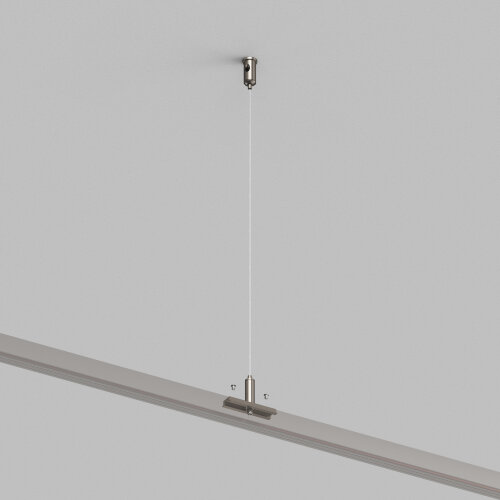 TR5718-DN Механический подвес для трека SHINE BASE, 48V DC, IP20, 2м, темный никель, алюминий. Фото 2
