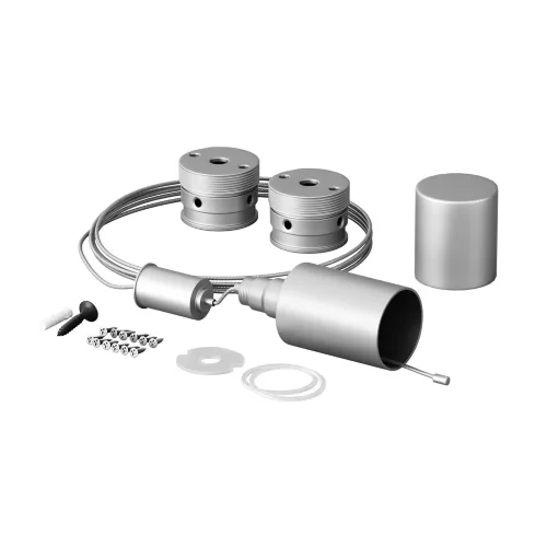 Набор для вертикального подвесного монтажа Nemo D18 серебро (Серебро) - фото