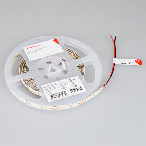 Светодиодная лента UL-А180-10mm 24V Day5000 (12 W/m, IP20, 5m) (Arlight, высок.эфф.180 лм/Вт) 044512 - фото 3