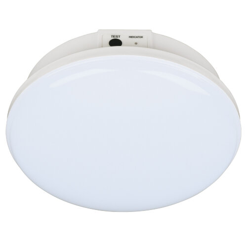 ULR-E60-12W-4000K WHITE Светильник светодиодный аварийного освещения, влагозащищенный, IP65, Белый свет 4000K, Диаметр 161мм, Встроенный аккумулятор, Корпус белый - фото 2