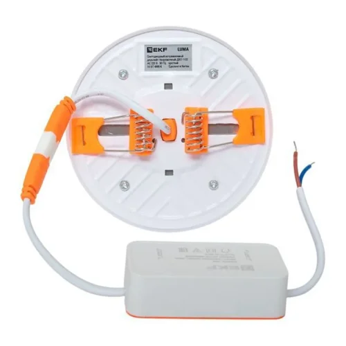 Светильник светодиодный ДВО 1102 10Вт 4000К IP20 круглый встраив. даунлайт безрамочный LUMA EKF DLL-1102-R-10-4000 - фото 7