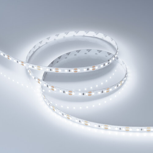 Светодиодная лента RT-A120-8mm 12V Cool 8K (14.4 W/m, IP20, 2835, 5m) (Arlight, Открытый) - фото 4