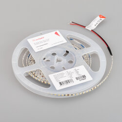 Светодиодная лента RT-А160-5mm 24V Cool 8К (9.6 W/m, IP20, 2835, 5m) (Arlight, Открытый) 037808