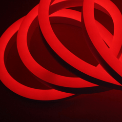 Неоновая Светодиодная лента SMD 220В 2835, 120 LED/м, 6 Вт/м, 220В , IP65, Цвет: Красный, NE-2180-220-6-R-65 007377