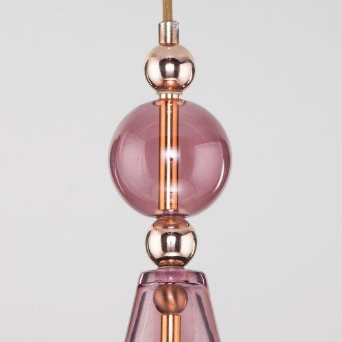 Подвесной светильник со стеклянным плафоном - Фото 5