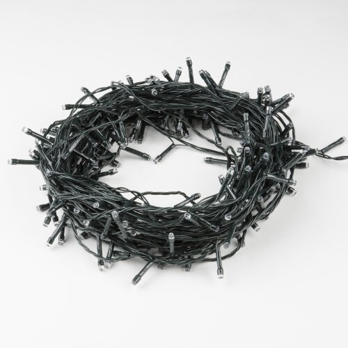 ULD-S3000-300-DGA WARM WHITE IP20 Гирлянда светодиодная, 30м, 300 светодиодов, Теплый белый свет, Провод зеленый - фото 4