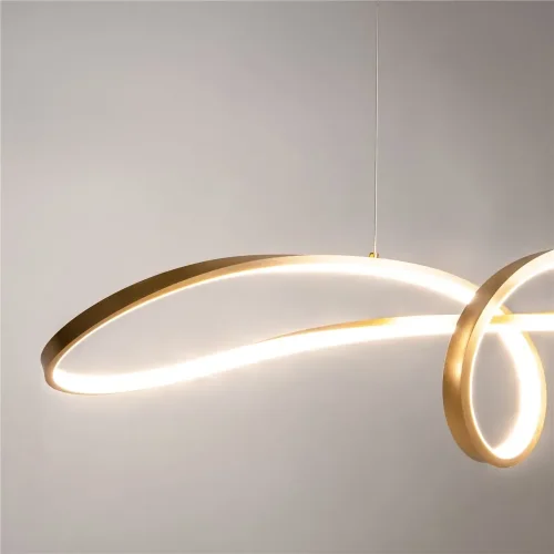 Подвесной светильник Изгиб / Curve 4000К 42Вт (Золото) MOD156PL-L52G4K - фото 5