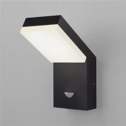 Уличный настенный светодиодный светильник Sensor IP54 с датчиком движения 1541 TECHNO LED черный (053946)