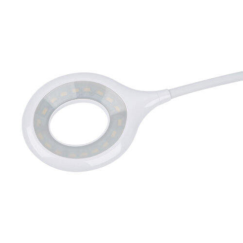 TLD-535 White-LED-250Lm-5500K-Dimmer Светильник настольный с ночником RGB, 4W, Встроенный аккумулятор 1800mAh, Сенсорный выключатель, Белый. - фото 7