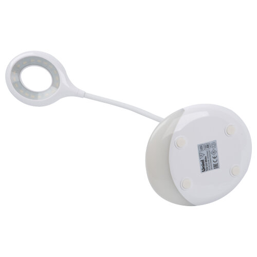 TLD-535 White-LED-250Lm-5500K-Dimmer Светильник настольный с ночником RGB, 4W, Встроенный аккумулятор 1800mAh, Сенсорный выключатель, Белый. - фото 8