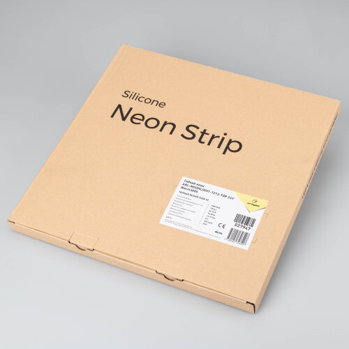 Светодиодная лента герметичная MOONLIGHT-TOP-A140-13x12mm 24V Warm3000 (9.6 W/m, IP67, 2835, 5m) (Arlight, Вывод боковой, 3 года) - фото 5