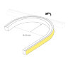 Светодиодная лента герметичная MOONLIGHT-ТОР-А140-13х12mm 24V Warm3000 (9.6 W/m, IP67, 2835, 5m) (Arlight, Вывод боковой, 3 года) 027947(1) - фото 4