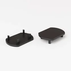 Slim Magnetic Заглушка для шинопровода Round (черный) (2шт) 85134/00 85134/00 (064724)