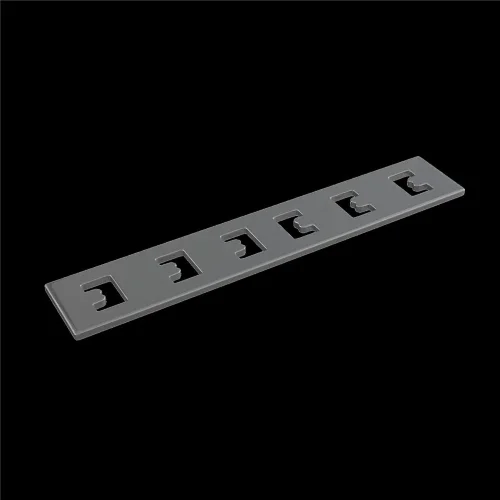 Прямой коннектор S35 встраиваемый серый 2 шт. (Серебро) - фото 5