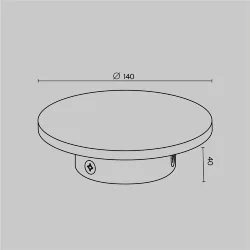 Архитектурная подсветка Wald 3000К 7Вт IP 65 (Графит)