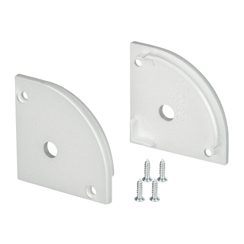 Заглушка SL-KANT-H30 ROUND с отверстием (Arlight, Пластик) - фото 1