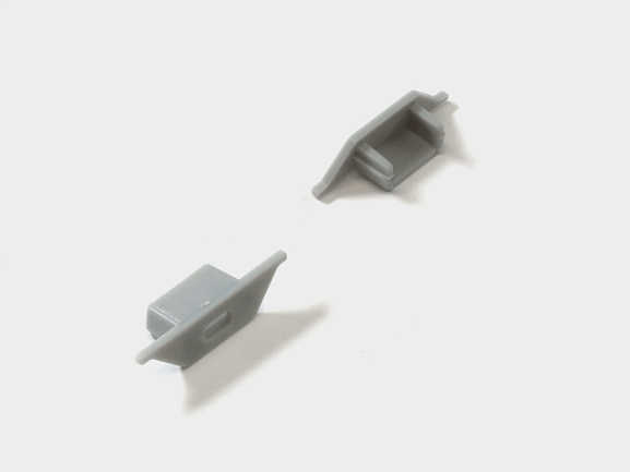 Комплект заглушек на профиль RC-1030 (2 шт), RC-1030-ECS. Фото 2