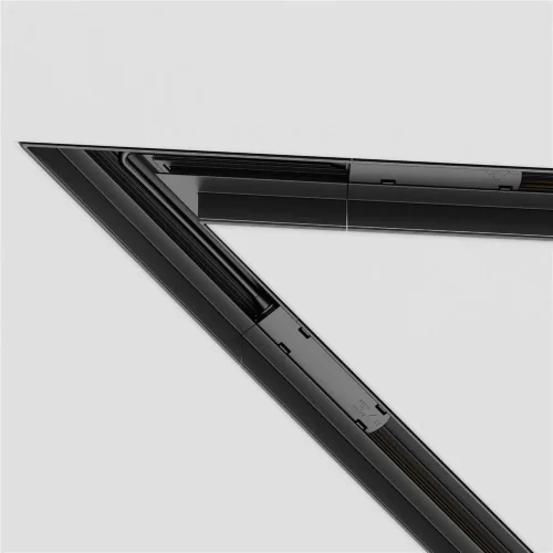 Угол-соединитель 45° Gravity встраиваемый черный (Черный) - фото 3