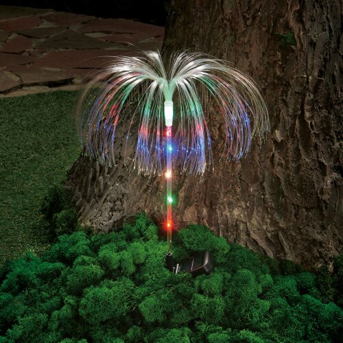 USL-S-821-PT750 JELLYFISH Садовый светильник на солнечной батарее Медуза, 7 светодиодов, RGB свет, 1xАA Ni-Mh аккумулятор в-к, IP44, TM Uniel - фото 9