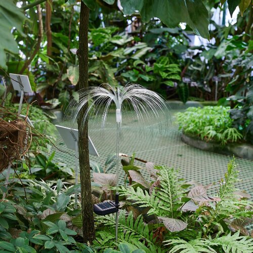 USL-S-821-PT750 JELLYFISH Садовый светильник на солнечной батарее Медуза, 7 светодиодов, RGB свет, 1xАA Ni-Mh аккумулятор в-к, IP44, TM Uniel - фото 8