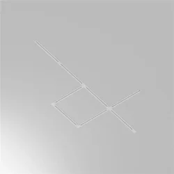 Шинопровод 2м Unity встраиваемый белый (Белый)