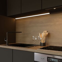 Угловой алюминиевый профиль для светодиодной ленты LL-2-ALP008 (053627)