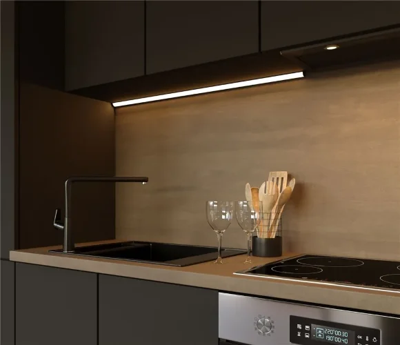 Угловой алюминиевый профиль для светодиодной ленты LL-2-ALP008 - фото 2