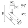 Потолочный светильник Фокус Т / Focus T 6 Вт 3000 К 36° (Черный) C141CL-L125-6W3K-B - фото 14