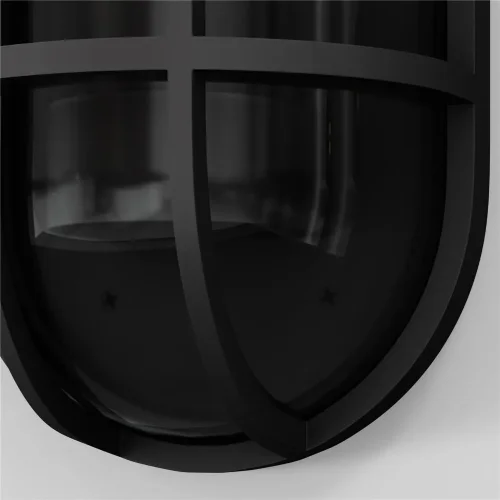 Настенный светильник (бра) Candle E27x1 15Вт IP 65 (Графит) - фото 9