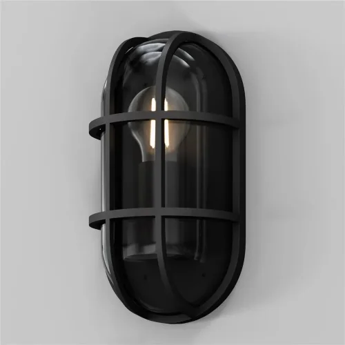 Настенный светильник (бра) Candle E27x1 15Вт IP 65 (Графит) - фото 10