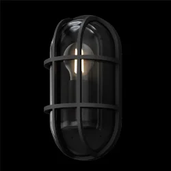 Настенный светильник (бра) Candle E27x1 15Вт IP 65 (Графит)