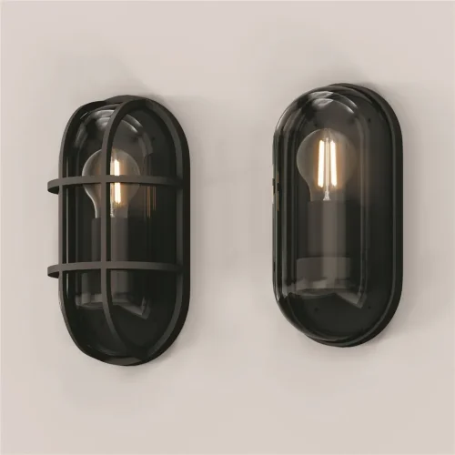 Настенный светильник (бра) Свеча / Candle E27x1 15Вт IP 65 (Графит) O449WL-01GF1 - фото 6