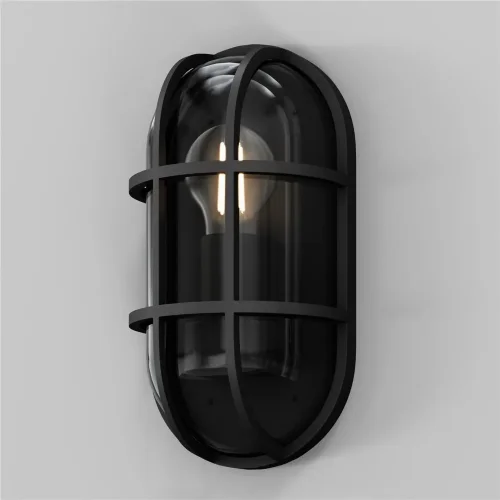 Настенный светильник (бра) Свеча / Candle E27x1 15Вт IP 65 (Графит) O449WL-01GF1 - фото 10