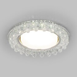 Встраиваемый точечный светильник с LED подсветкой 3025 GX53 CL прозрачный (041264)