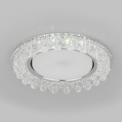 Встраиваемый точечный светильник с LED подсветкой 3025 GX53 CL прозрачный (041264)