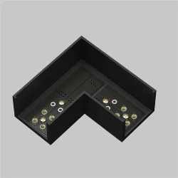 Коннектор питания угловой Elasity (Черный)