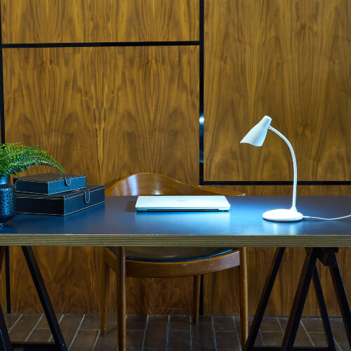 TLD-559 Ivory-LED-280Lm-5000K-Dimmer Светильник настольный, 3W, Сенсорный выключатель, Белый - фото 8