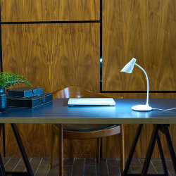 TLD-559 Ivory-LED-280Lm-5000K-Dimmer Светильник настольный, 3W, Сенсорный выключатель, Белый