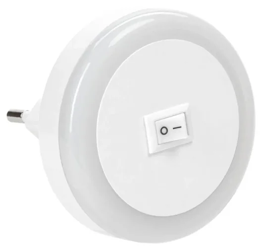 Светильник-ночник 006 круг 220В IEK LDNN0-006-RD-P-00-S-K01 - фото