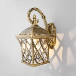 Уличный настенный светильник Cassiopeya D черное золото IP44 Cassiopeya D черное золото (025295)