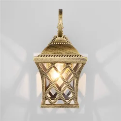 Уличный настенный светильник Cassiopeya D черное золото IP44 Cassiopeya D черное золото (025295)