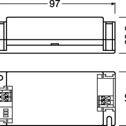 Драйвер для светодиодов IT FIT 40/220-240/1A0 CS | 16-44W 23-42V | DIP-переключатель 700-1050mA | - OSRAM