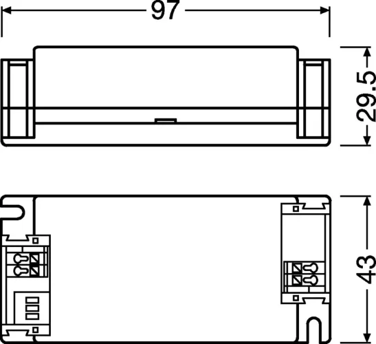 Драйвер для светодиодов IT FIT 40/220-240/1A0 CS | 16-44W 23-42V | DIP-переключатель 700-1050mA | - OSRAM. Фото 3