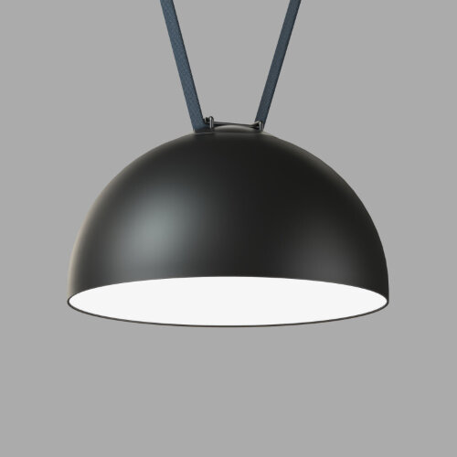 DK5562-BK Cветильник для трека-ремня Belty, серия Flow со светодиодом, D300*H171мм, 48V DC, 28W, RA90, 120°, 4000K, IP20, черный, алюминий. Фото 2