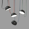 DK5562-BK Cветильник для трека-ремня Belty, серия Flow со светодиодом, D300*H171мм, 48V DC, 28W, RA90, 120°, 4000K, IP20, черный, алюминий. Фото 3