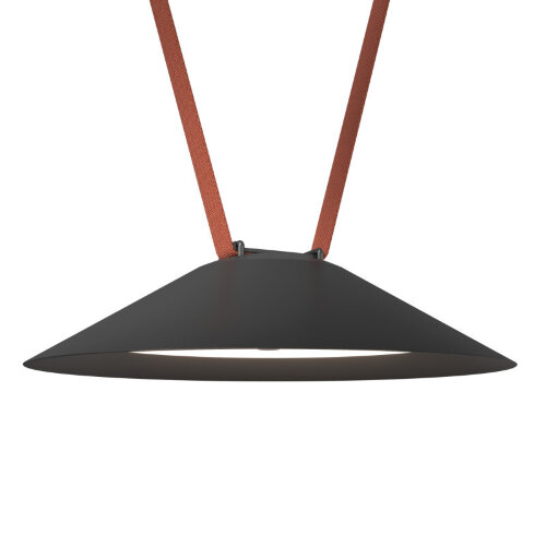 DK5664-BK Cветильник для трека-ремня Belty Smart, серия Flow, со светодиодом, D300*H71мм, 48V DC, 20W, RA90, 120°, 2700-6500K, IP20, черный, алюминий. Фото 3