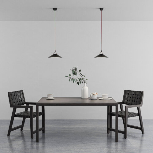 DK5664-BK Cветильник для трека-ремня Belty Smart, серия Flow, со светодиодом, D300*H71мм, 48V DC, 20W, RA90, 120°, 2700-6500K, IP20, черный, алюминий. Фото 4